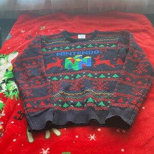 #174 Nintendo Christmas sweater size small
